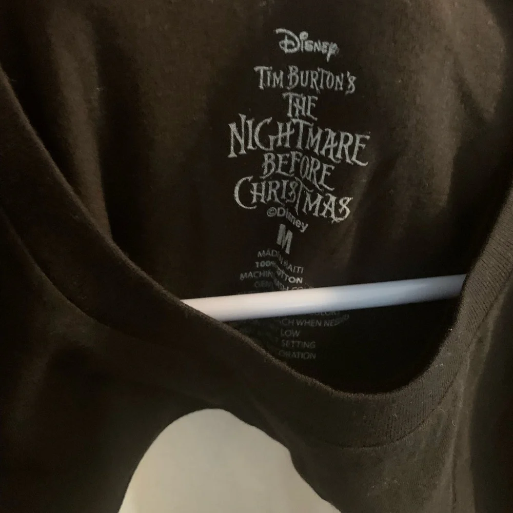 NWOT Black Nightmare Before Christmas Jack Skellington T-Shirt
